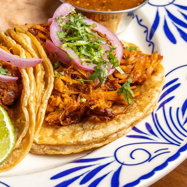 Cochinita Pibil Taco.