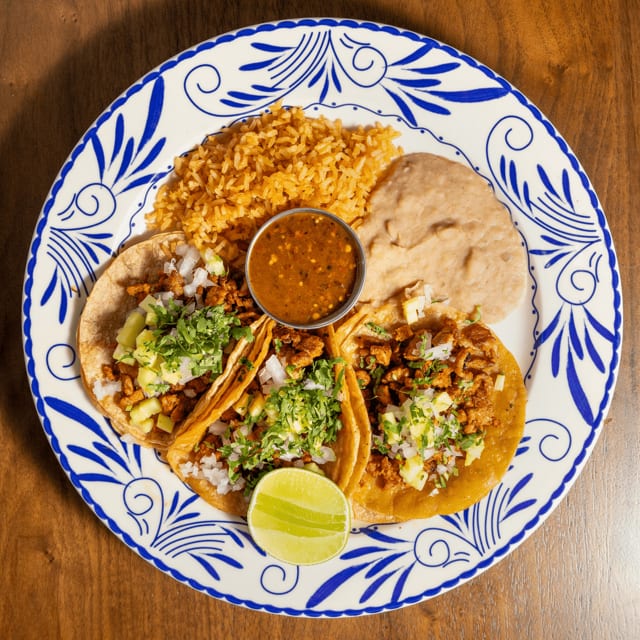 Pastor Taco Platter.